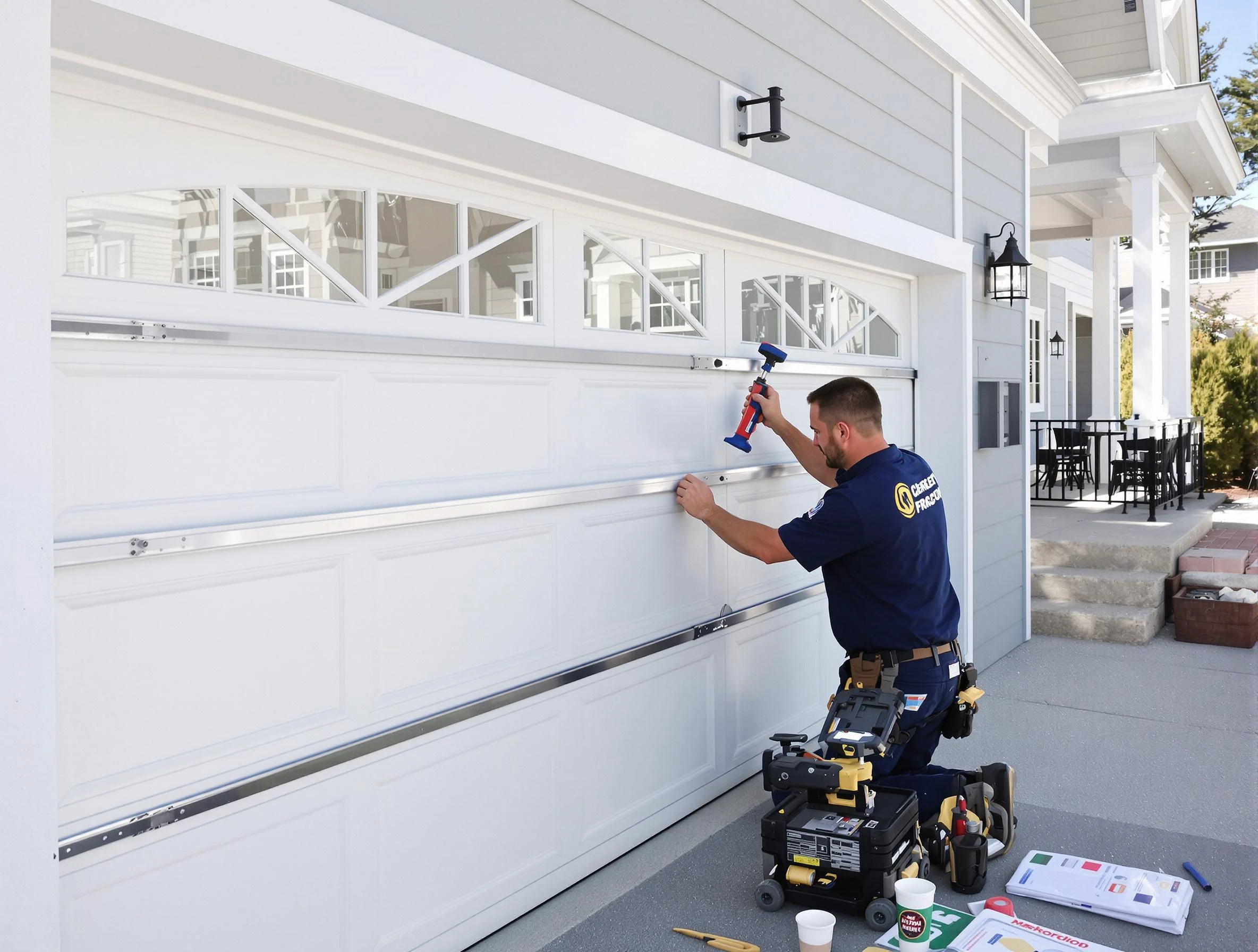 Professional garage door installation by Irvington Garage Door Repair in Irvington