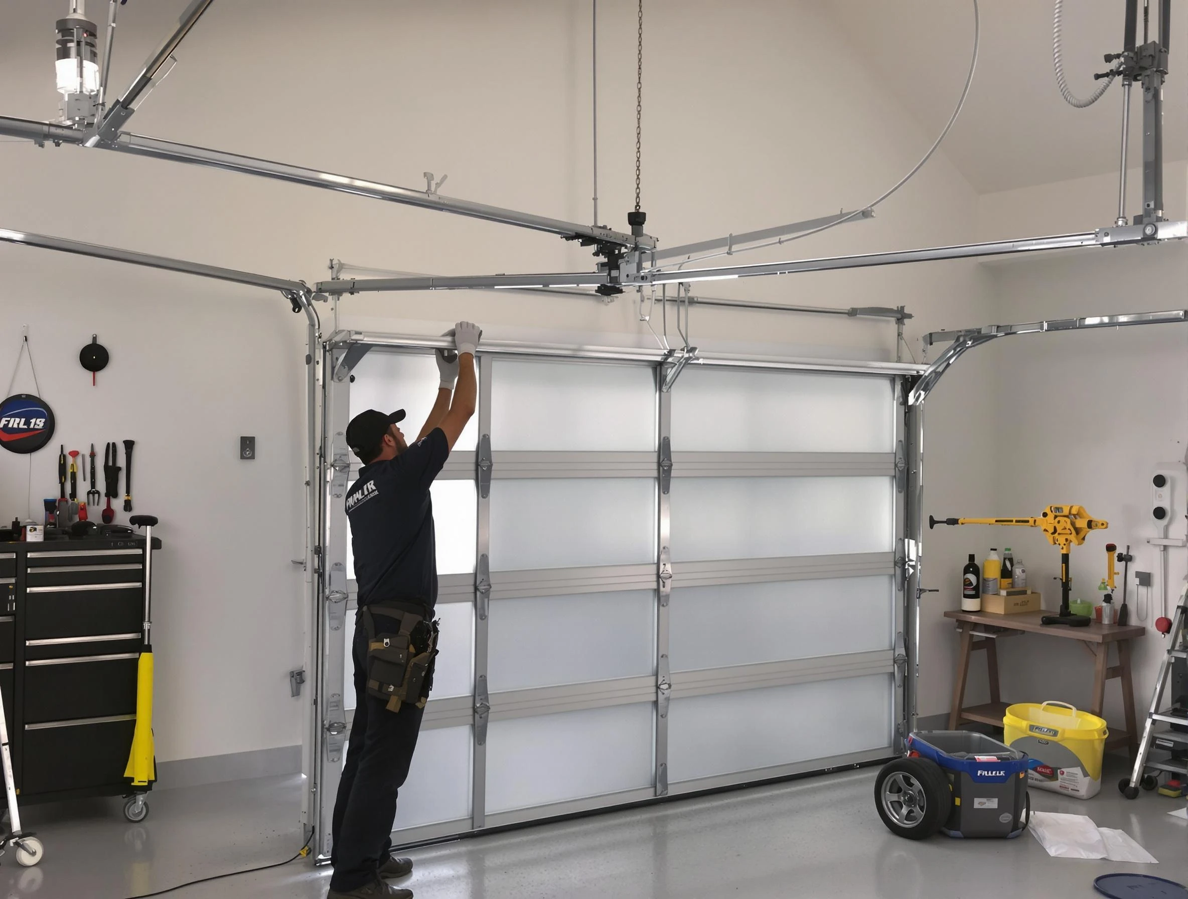 Irvington Garage Door Repair certified team performing precision garage door installation in Irvington