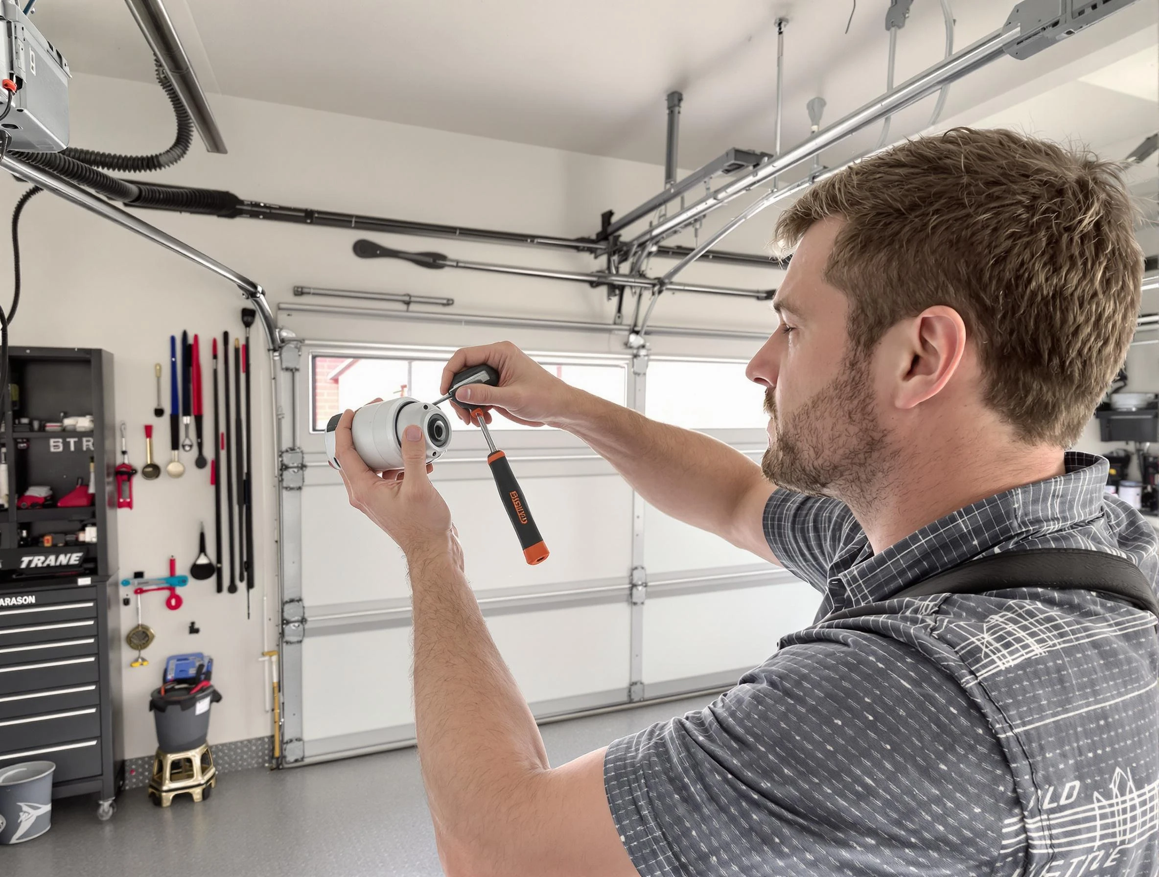 Garage door opener repair service by Irvington Garage Door Repair in Irvington